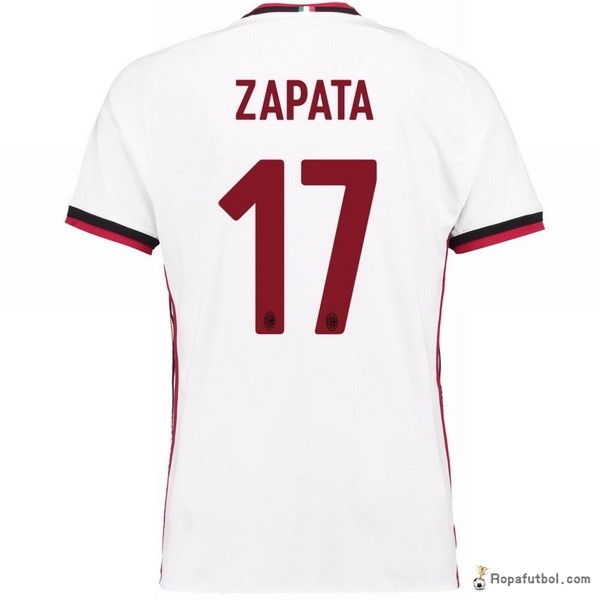 Camiseta AC Milan Replica Segunda Ropa Zapata 2017/18